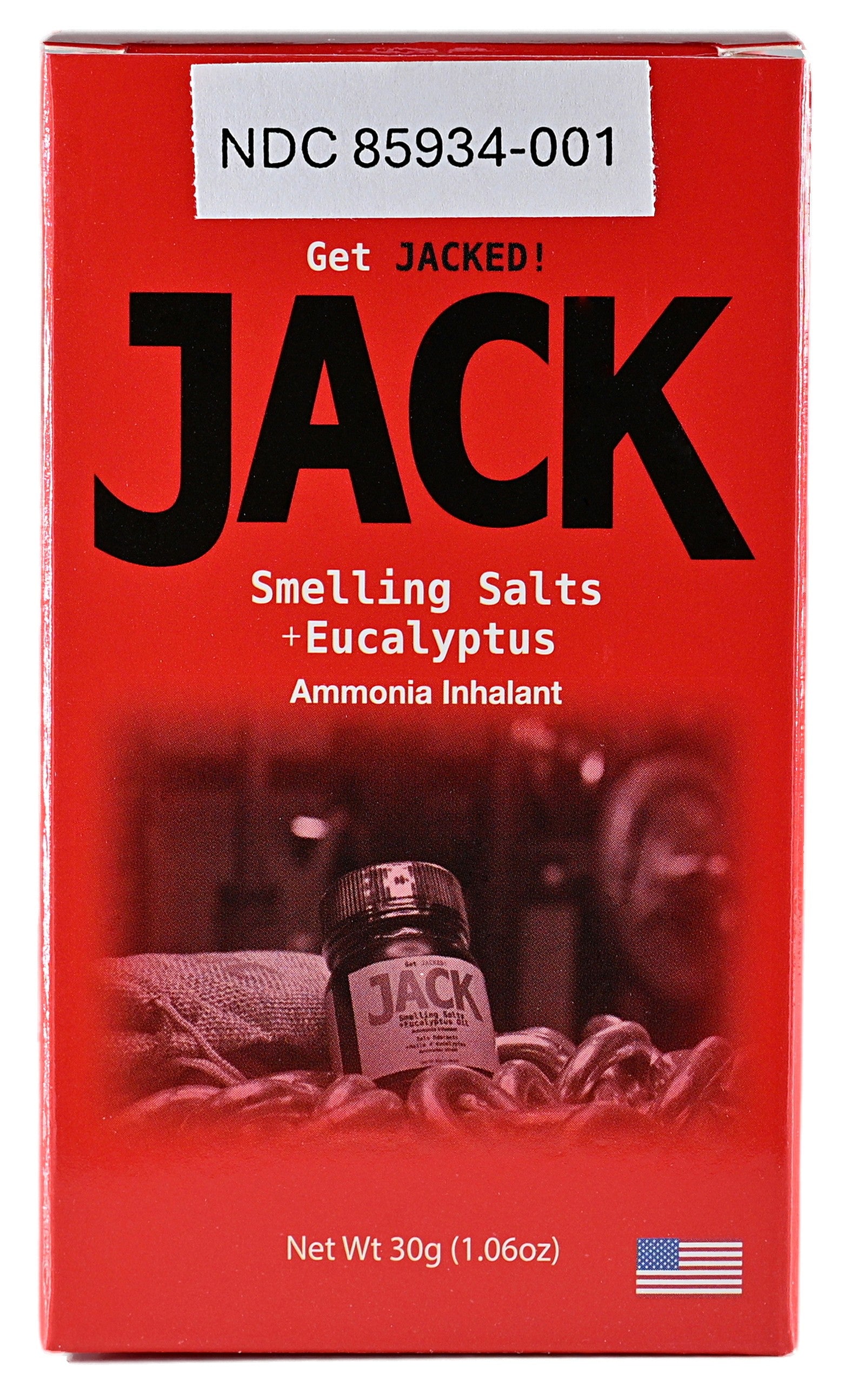 JACK Smelling Salts + Eucalyptus - Ripper Ammonia Smelling Salts Boosted by Eucalyptus