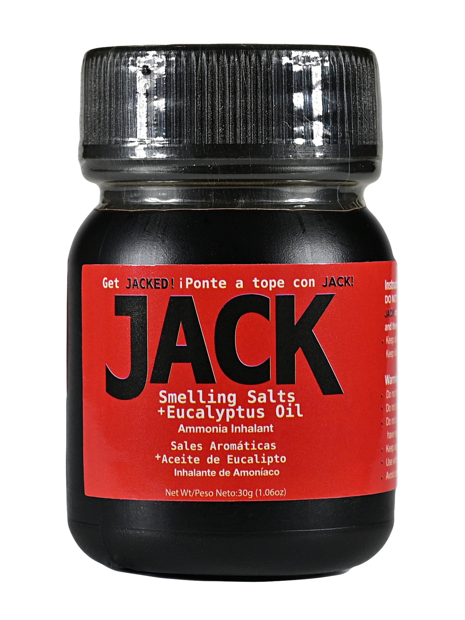 JACK Smelling Salts + Eucalyptus - Ripper Ammonia Smelling Salts Boosted by Eucalyptus