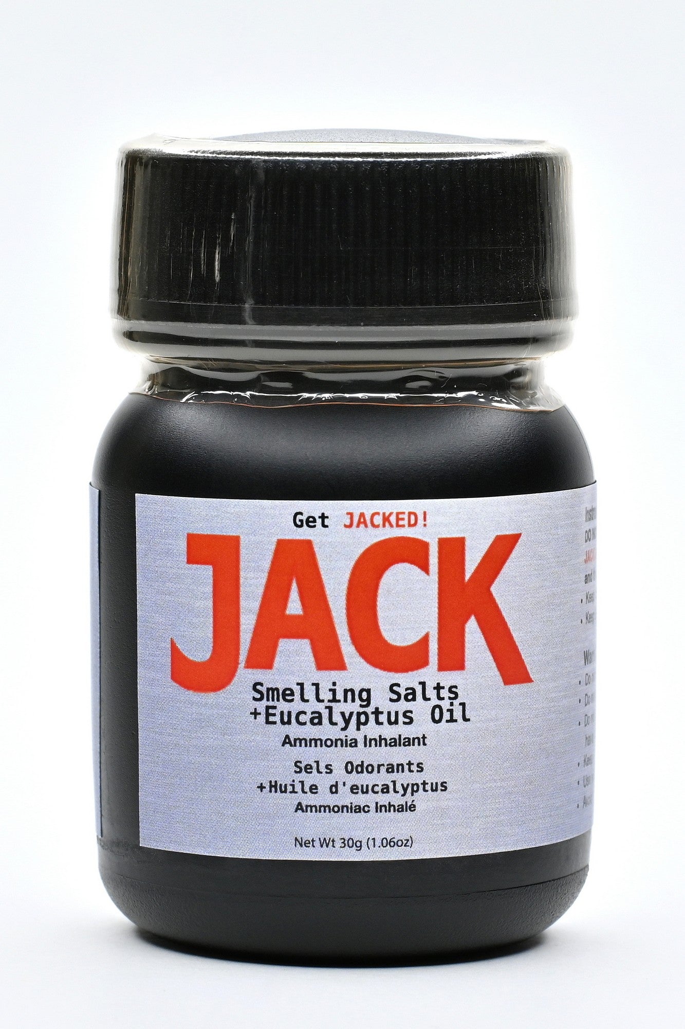 JACK Smelling Salts for Athletes + Eucalyptus Oil