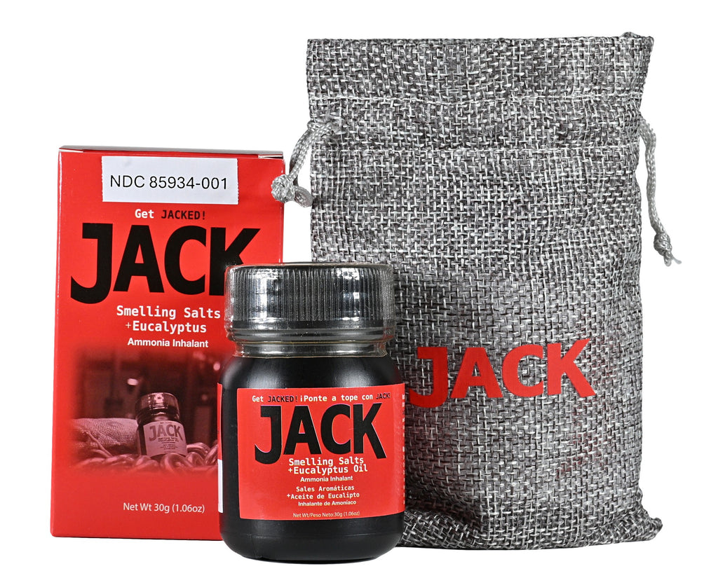 JACK Smelling Salts + Eucalyptus - Ripper Ammonia Smelling Salts Boosted by Eucalyptus