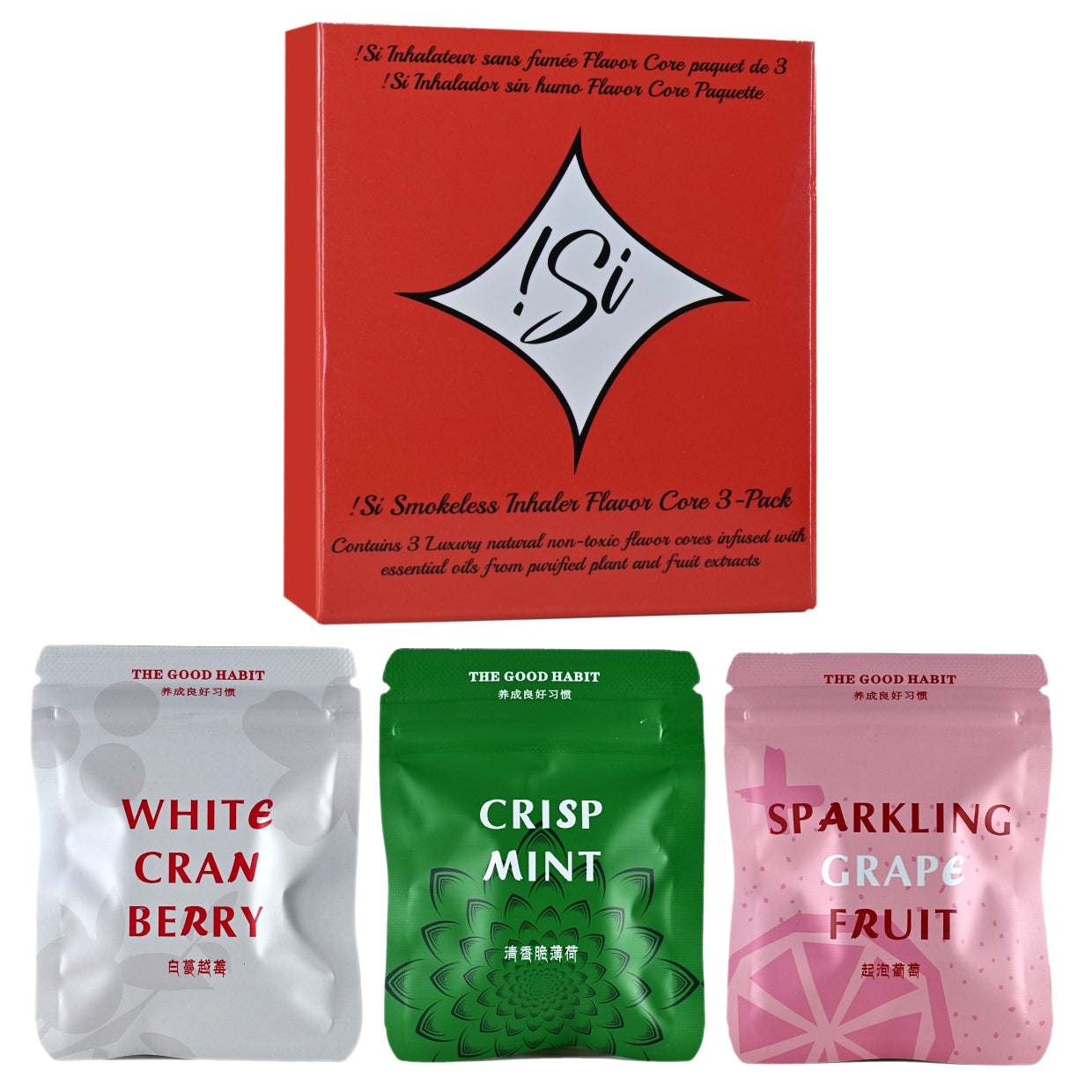 !Si Bonus Bundle - Flavored Air Device (with 12 Cores) PLUS BONUS 3 Pack of Flavor Cores