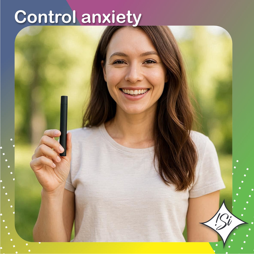 !Si Flavored Air Device Smokeless Inhaler + 12 Flavored Cores - Non-Electric Quit Smoking Aid