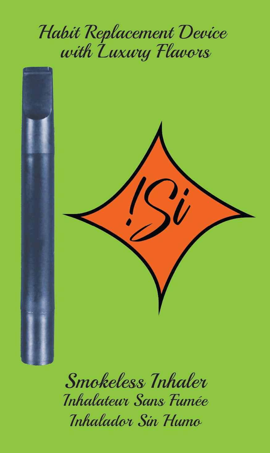 !Si Flavored Air Device Smokeless Inhaler + 12 Flavored Cores - Non-Electric Quit Smoking Aid